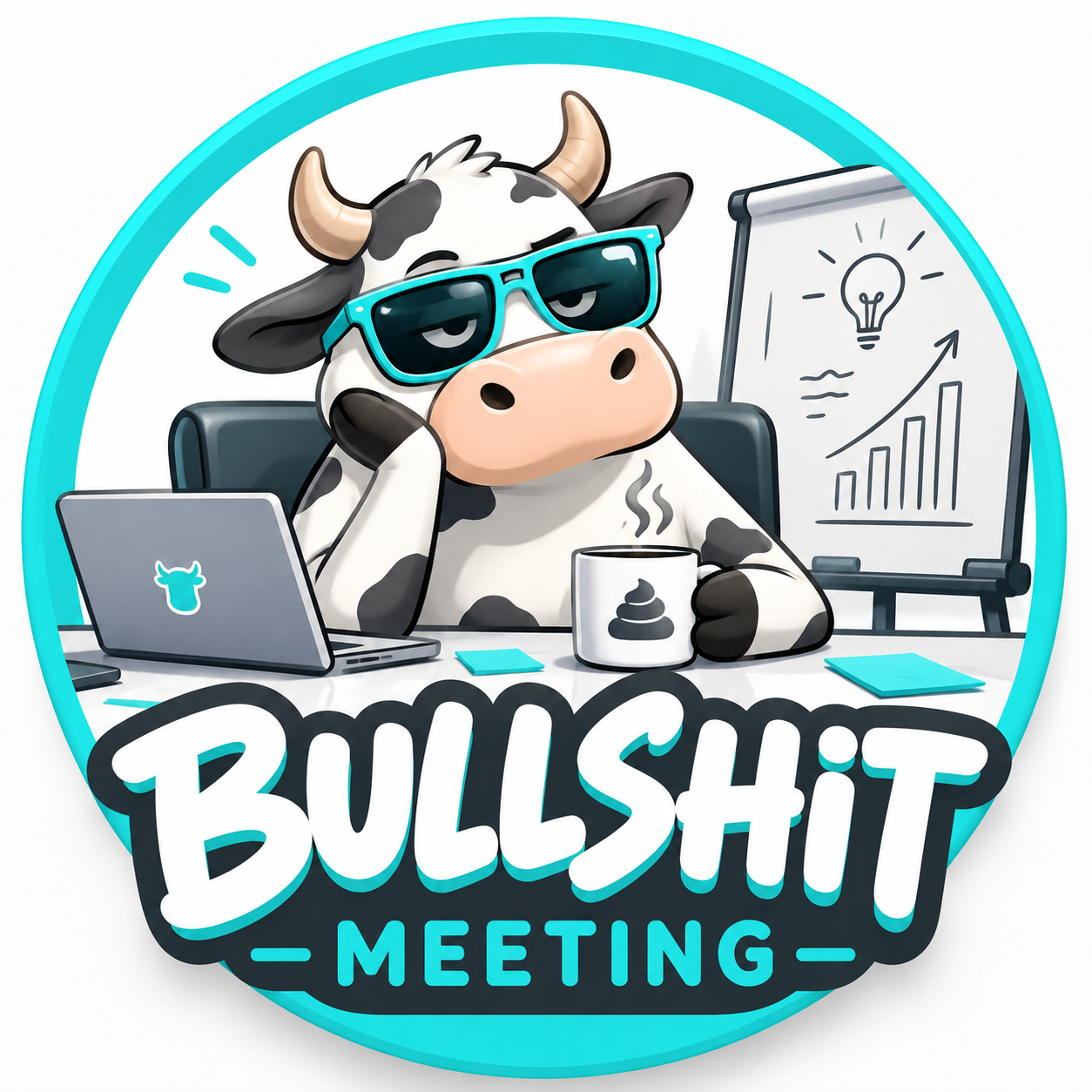 Meeting Bullshit — la vache blasée en réunion